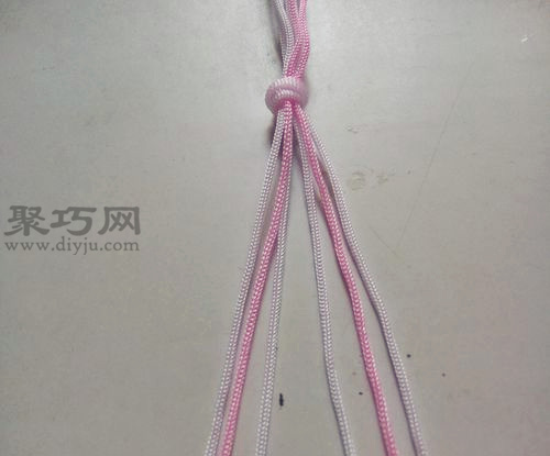 七星手链编织方法