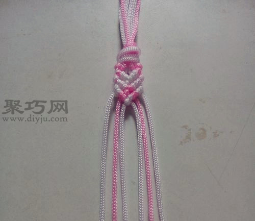 七星手链编织方法