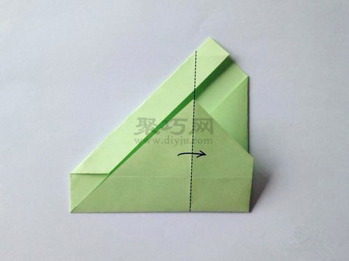 正方形纸盒子盖的折法