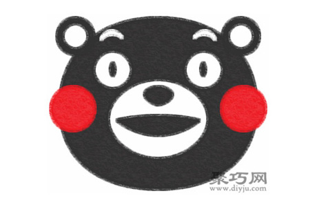 熊本熊的画法步骤 教你怎么画熊本熊简笔画