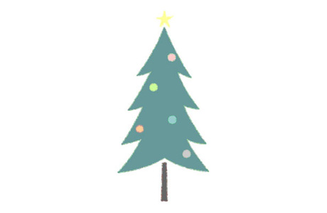 圣诞树的画法步骤 教你怎么画圣诞树简笔画