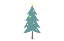 圣诞树的画法步骤 教你怎么画圣诞树简笔画