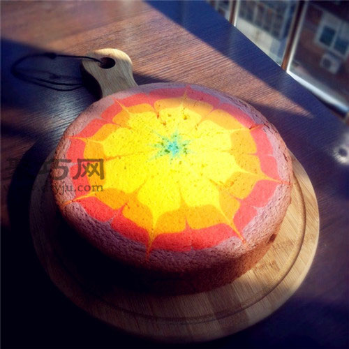 8寸彩虹戚风蛋糕做法大全 彩虹生日蛋糕如何做