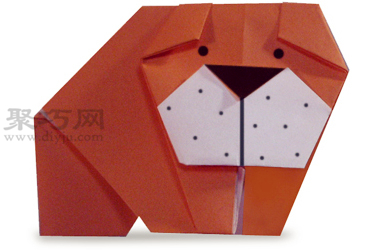 沙皮狗的折法图解 教你怎么折纸沙皮狗