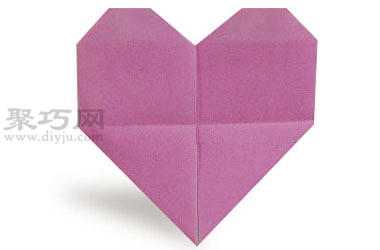 能跳动的心折纸教程图解 来学如何折纸能跳动的心
