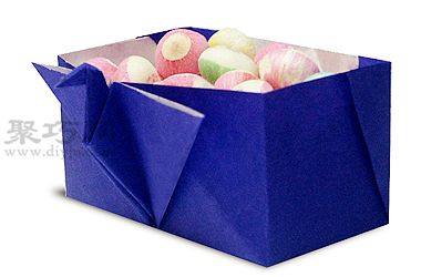 千纸鹤糖果盒的折法图解 怎么折纸千纸鹤糖果盒