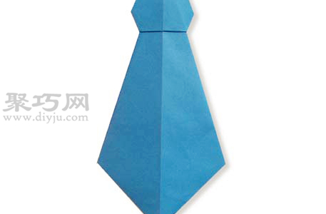 手工折纸领带步骤图解 折纸领带的折法