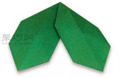 叶子的折法图解教程 教你怎么折纸叶子