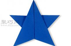 星星的折法图解 教你怎么折纸星星