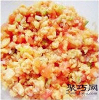 酸甜西红柿鸡蛋饺子的做法 儿童易消化水饺做法9