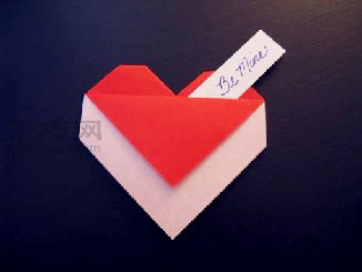 可以做信封的心形折纸 简单折纸心图解教程