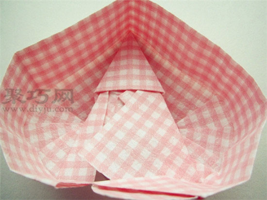 心形折纸盒子的折法图解教程