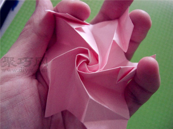 福山玫瑰折法图解教程