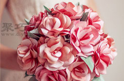 新娘手捧玫瑰花制作教程 婚礼手捧玫瑰花折纸