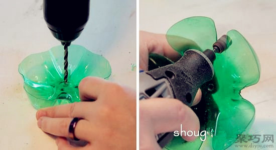 塑料瓶废物利用手工制作个性首饰架方法