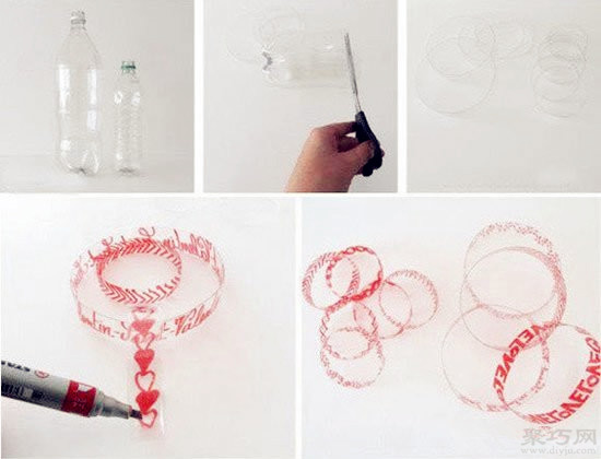 饮料塑料瓶废物利用手工制作风铃挂饰教程