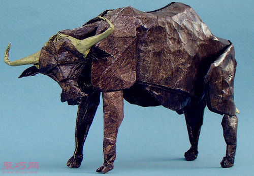 3D立体折纸牛