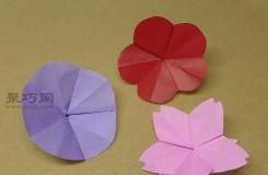 五角花瓣的折法图解 告诉你五角花瓣怎么做