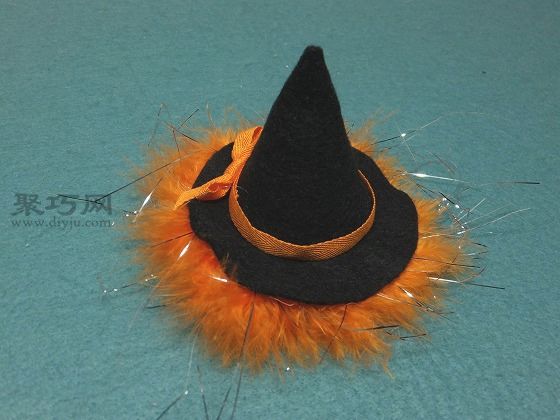 女巫帽发卡手作教程 教你如何DIY女巫帽子发卡