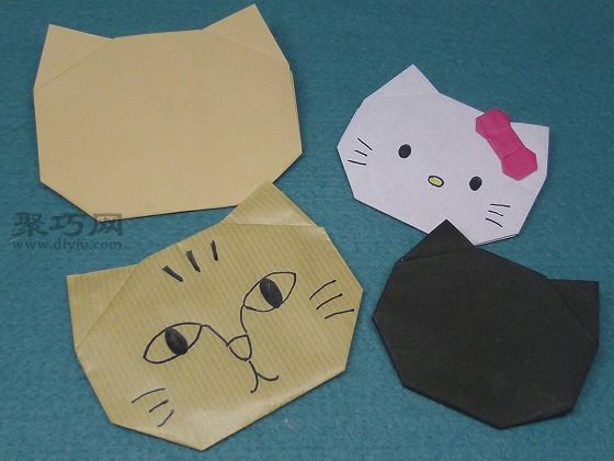 折纸可爱的hellokitty小猫教程