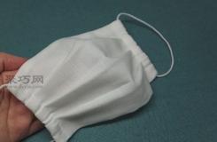 自制白色纯棉口罩手工制作教程