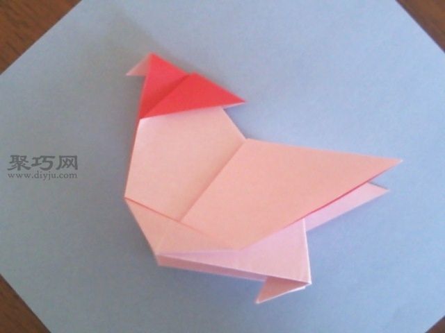 如何用折纸制作可爱的折纸小鸡