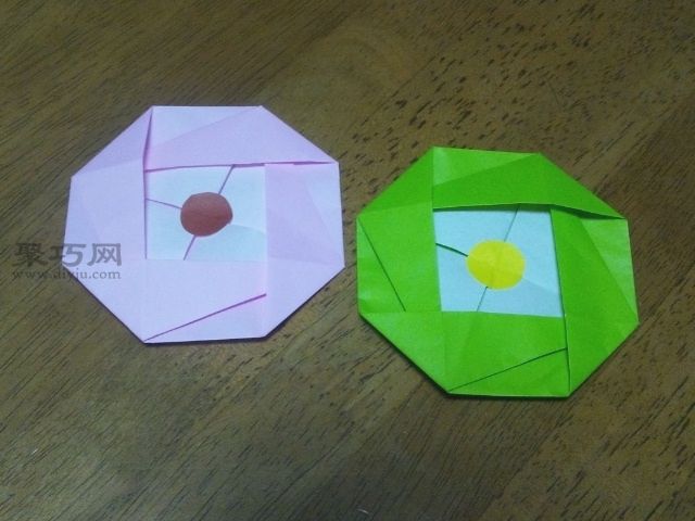 幼儿园折纸手工教程 用折纸制作可爱的卡通奖牌