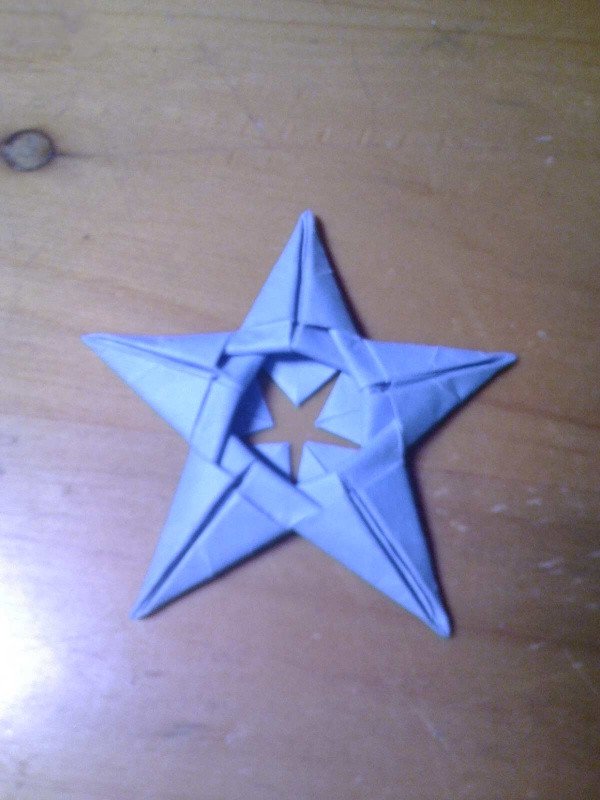 立体五角星怎么折？折漂亮立体五角星步骤图解