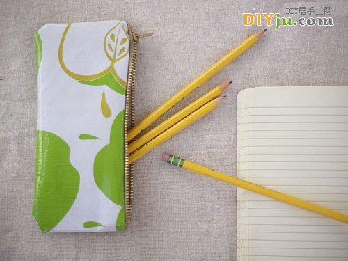 布艺DIY笔袋制作方法 自制铅笔袋教程