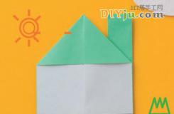 看折纸小房子图解教程学怎么折纸房子
