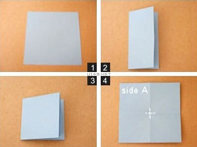 心型书签的折纸方法