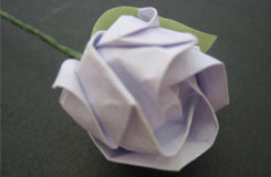 用纸叠玫瑰花 超真实的折纸玫瑰花步骤图解