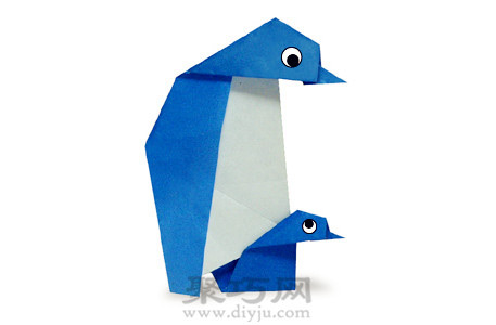 折纸企鹅之家幼儿折纸教程