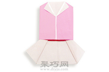 手工折纸大全服装教程之折纸裙子