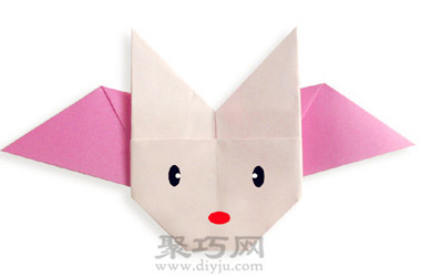 手工折纸大全之带翅膀的兔子教程