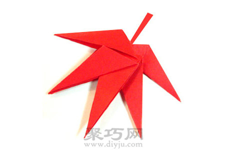 幼儿折纸枫叶简单折纸教程