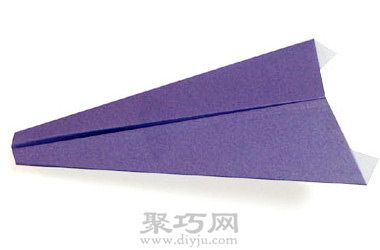 平头纸飞机的折法图解教程