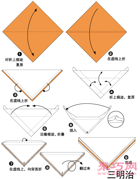 3步简单折纸小班图片