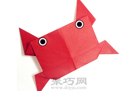 小螃蟹手工折纸儿童折纸教程