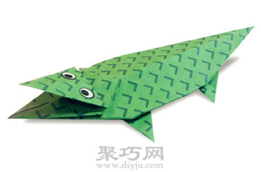 幼儿园儿童鳄鱼折纸教程