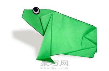 幼儿圆青蛙手工制作折纸教程