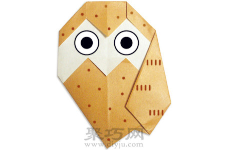 猫头鹰简单手工折纸教程