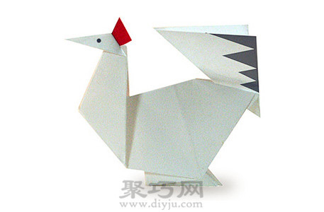简单的手工折纸大公鸡教程
