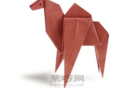 幼儿简单折纸骆驼手工折纸教程