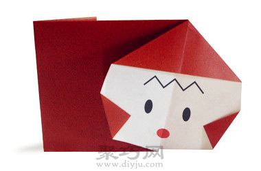 顽皮的红色小猴子折纸教程图解