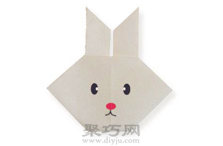 手工简单折纸小兔子折纸教程