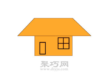 手工简单折纸小房子折纸教程