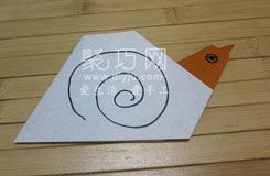 蜗牛折纸教程：教你如何折蜗牛
