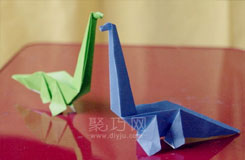 怎么折纸长颈龙 折纸恐龙图解教程大全