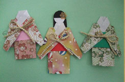 日本和服娃娃折纸图解教程